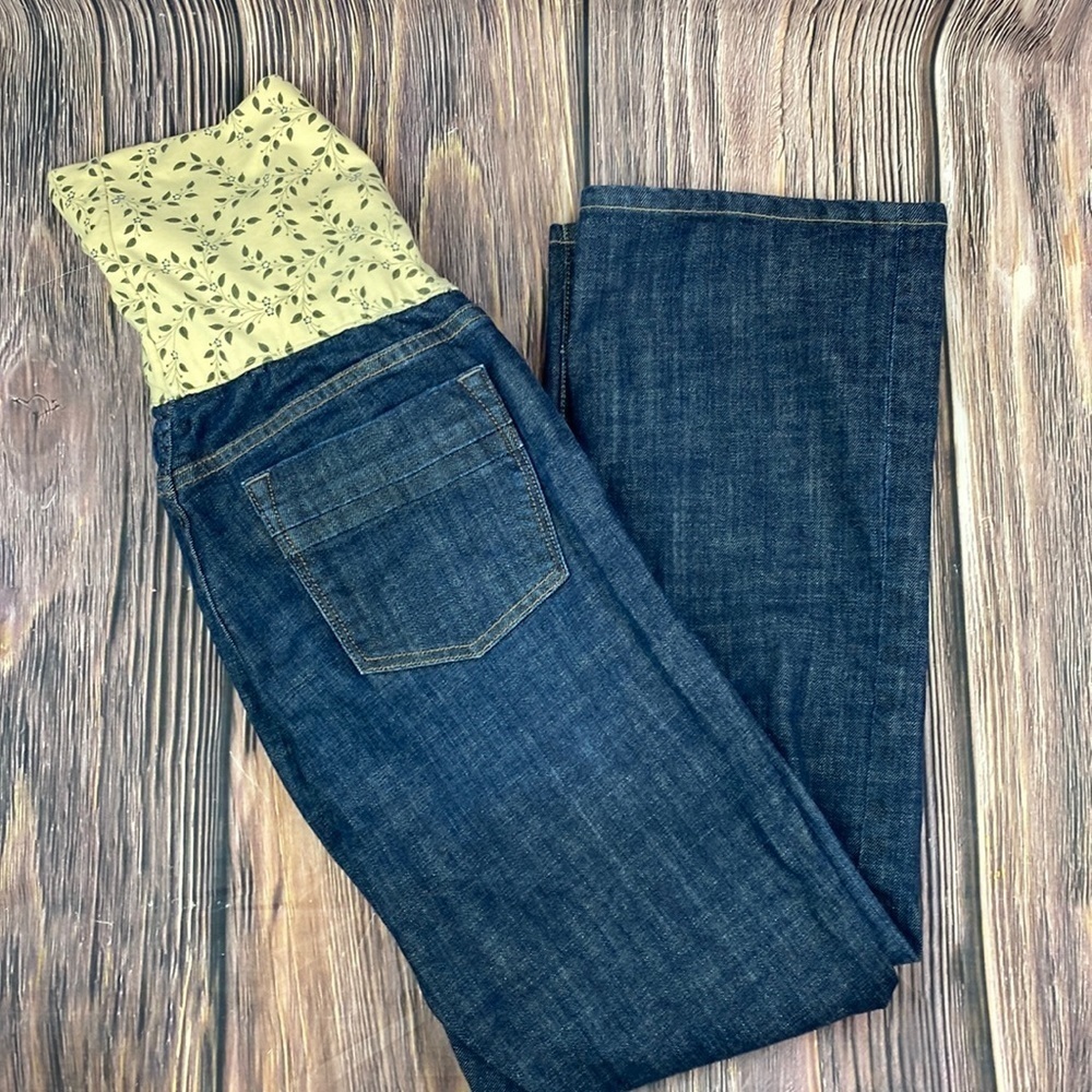 Gap Maturity Bootcut Dark Wash Stretch Blue Jeans- Size 4
